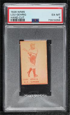 1928 Strip Cards - W565 #_LOGE - Lou Gehrig [PSA 6 EX‑MT]