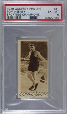 1929 Godfrey Phillips Sporting Champions - Tobacco [Base] #31 - Tom Heeney [PSA 6 EX‑MT]