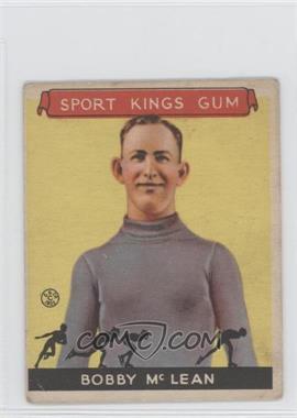 1933 Goudey Sport Kings Gum - [Base] #12 - Bob McLean [Good to VG‑EX]