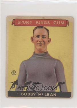 1933 Goudey Sport Kings Gum - [Base] #12 - Bob McLean [Good to VG‑EX]