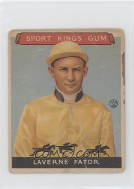 1933 Goudey Sport Kings Gum - [Base] #13 - Laverne Fator [Poor to Fair]