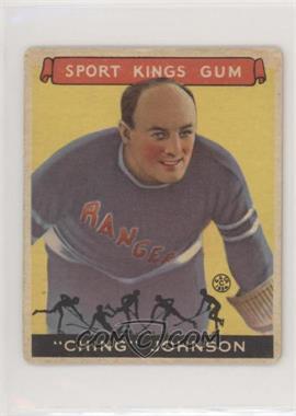 1933 Goudey Sport Kings Gum - [Base] #30 - Ching Johnson [Good to VG‑EX]