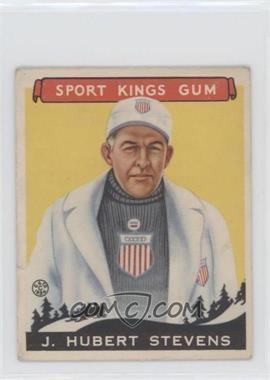 1933 Goudey Sport Kings Gum - [Base] #47 - J. Hubert Stevens