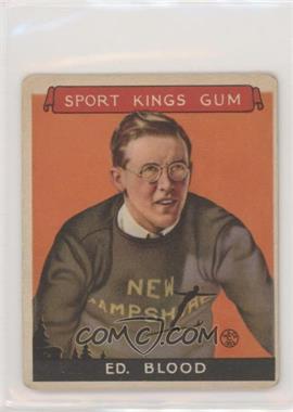 1933 Goudey Sport Kings Gum - [Base] #9 - E.J. Blood