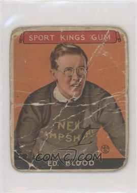 1933 Goudey Sport Kings Gum - [Base] #9 - E.J. Blood [Poor to Fair]