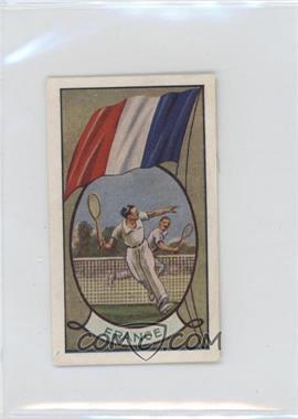 1936 Allen's Sports and Flags of Nations - [Base] #18 - France (Tennis)