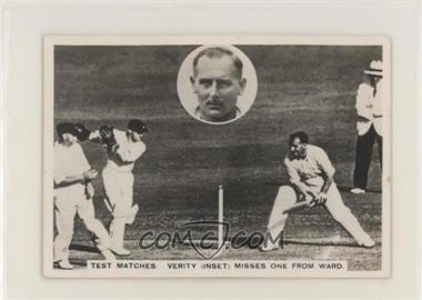 1936 Ardath Photocards Z Series - Tobacco [Base] #168 - From The 1936/37 Series Of Test Matches In Australia - Hedley Verity