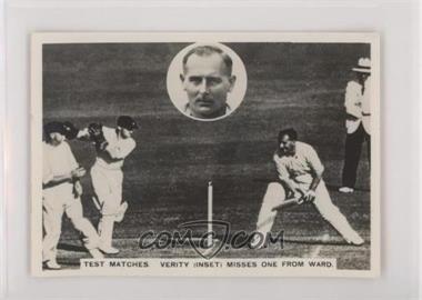 1936 Ardath Photocards Z Series - Tobacco [Base] #168 - From The 1936/37 Series Of Test Matches In Australia - Hedley Verity