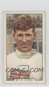 1936 Gallaher Sporting Personalities - Tobacco [Base] #27 - Dennis Horn [Poor to Fair]