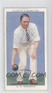 1937 Champions of 1936 - Tobacco [Base] - Ogden's #11 - G.D. Goodson