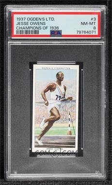 1937 Champions of 1936 - Tobacco [Base] - Ogden's #3 - Jesse Owens [PSA 8 NM‑MT]