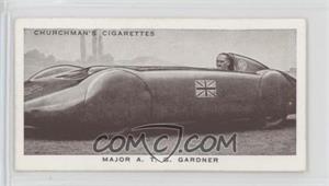 1939 Churchman's Kings of Speed - Tobacco [Base] #13 - Major A. T. G. Gardner