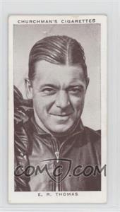 1939 Churchman's Kings of Speed - Tobacco [Base] #28 - E.R Thomas