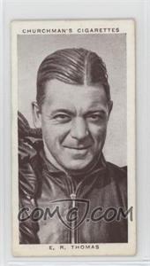 1939 Churchman's Kings of Speed - Tobacco [Base] #28 - E.R Thomas