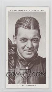 1939 Churchman's Kings of Speed - Tobacco [Base] #28 - E.R Thomas