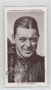 1939 Churchman's Kings of Speed - Tobacco [Base] #28 - E.R Thomas