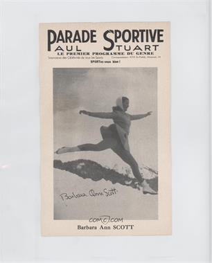 1943-48 Parade Sportive Paul Stuart - [Base] #_BASC - Barbara Ann Scott