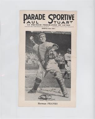 1943-48 Parade Sportive Paul Stuart - [Base] #_HEFR - Herman Franks