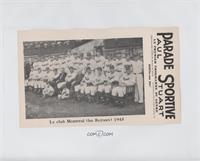 Le club Montreal (les Royaux) 1945