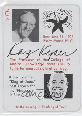 1945 Leister Game Company Autographs Game - [Base] #6A - Kay Kyser