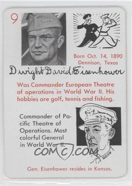 1945 Leister Game Company Autographs Game - [Base] #9 - Dwight D. Eisenhower