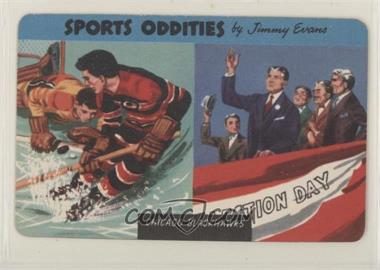 1954 Quaker Sports Oddities - Cereal F279-20 #10 - Chicago Blackhawks