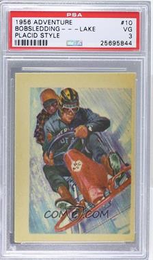 1956 Gum Inc. Adventure - [Base] #10 - Bobsledding...Lake Placid Style [PSA 3 VG]