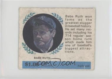 1968 American Oil Winners Circle - [Base] #_BARU - Babe Ruth [COMC RCR Poor]