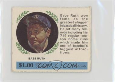 1968 American Oil Winners Circle - [Base] #_BARU - Babe Ruth