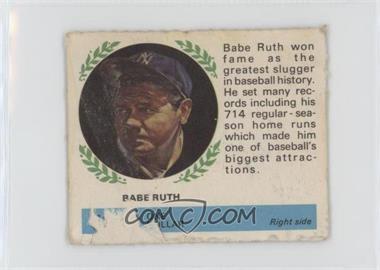 1968 American Oil Winners Circle - [Base] #_BARU - Babe Ruth [Poor to Fair]