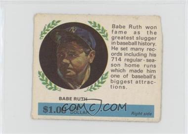 1968 American Oil Winners Circle - [Base] #_BARU - Babe Ruth [COMC RCR Poor]