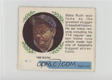 1968 American Oil Winners Circle - [Base] #_BARU - Babe Ruth [COMC RCR Poor]