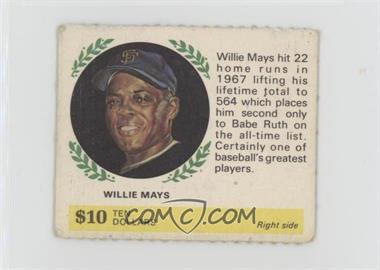 1968 American Oil Winners Circle - [Base] #_WIMA - Willie Mays [Good to VG‑EX]