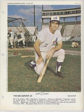 1972-73 Dimanche/Derniere Heure - [Base] #_TIMC - Tim McCarver