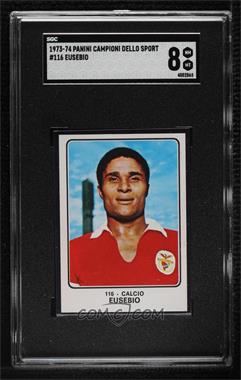 1973-74 Panini Campioni dello Sport Album Stickers - [Base] #116 - Eusebio [SGC 8 NM/Mt]