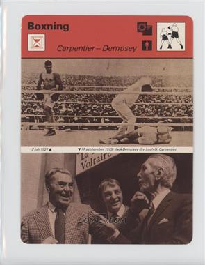 1977-82 Sportscasters - Series 01 - Swedish #01-15 - Georges Carpentier, Jack Dempsey