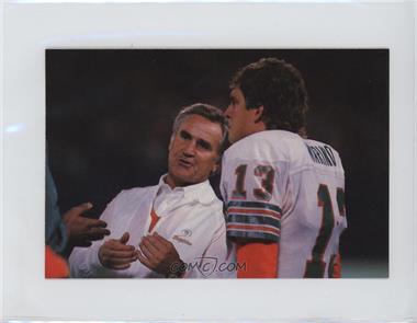 1980s Coral-Lee Sports Postcards - [Base] #22-C - Don Shula, Dan Marino