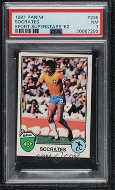 1981-82 Panini Sport Superstars Eurofootball 82 - [Base] #235 - Socrates [PSA 7 NM]