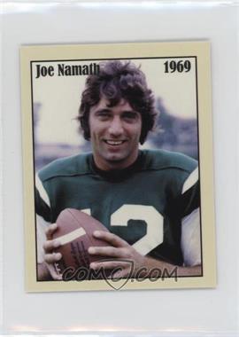 1981-91 Bernard Kleckner Klector's Cab Cards - [Base] - NYC #2M25 Back #_JONA - Joe Namath