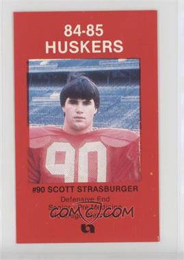 1984-85 Coca-Cola Nebraska Cornhuskers Police - [Base] #4 - Scott Strasburger