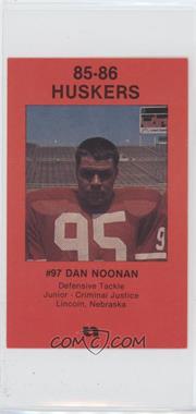 1985-86 Coca-Cola Nebraska Cornhuskers Police - [Base] #7 - Dan Noonan