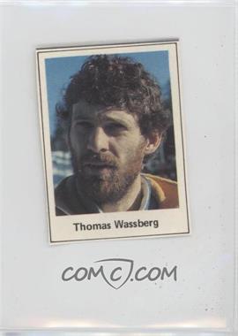 1985-86 Triss I Ess Buster - [Base] #42 - Thomas Wassberg [EX to NM]