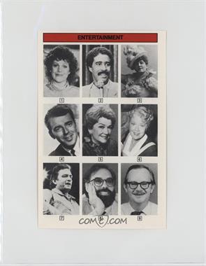 1985 KTO Inteleisure Whoozit? Game Cards - [Base] #ENT.13 - Lynn Redgrave, Richard Pryor, Lillian Russell, Ken Berry, Anne Baxter, Spring Byington, Johnny Cash, Francis Ford Coppola, Wally Cox