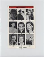 Rudolph Valentino, John Wayne, Joan Blondell, Johnny Weissmuller, Edward G. Rob…