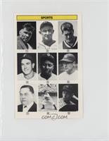 Jack Dempsey, Ty Cobb, Gene Tunney, Willie Jones, Josh Gibson, Lou Gehrig, Harr…