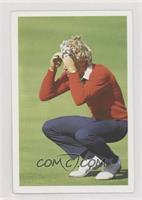 Bernhard Langer (Shielding eyes)