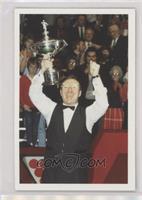 Dennis Taylor (Holding trophy)