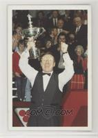 Dennis Taylor (Holding trophy)