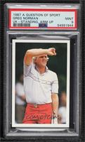 Greg Norman (Shielding eyes) [PSA 9 MINT]