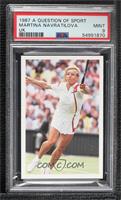 Martina Navratilova (Lunging) [PSA 9 MINT]